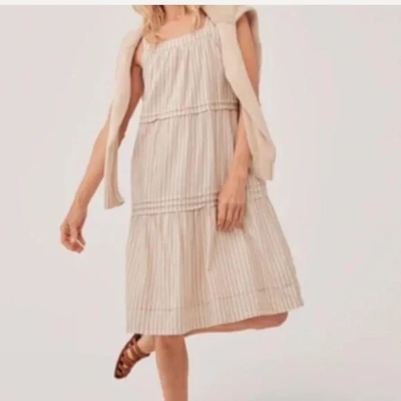 ‼️NWT: Pact Organic Sunset Easy Cami Maxi Dress - S - Picture 2 of 6